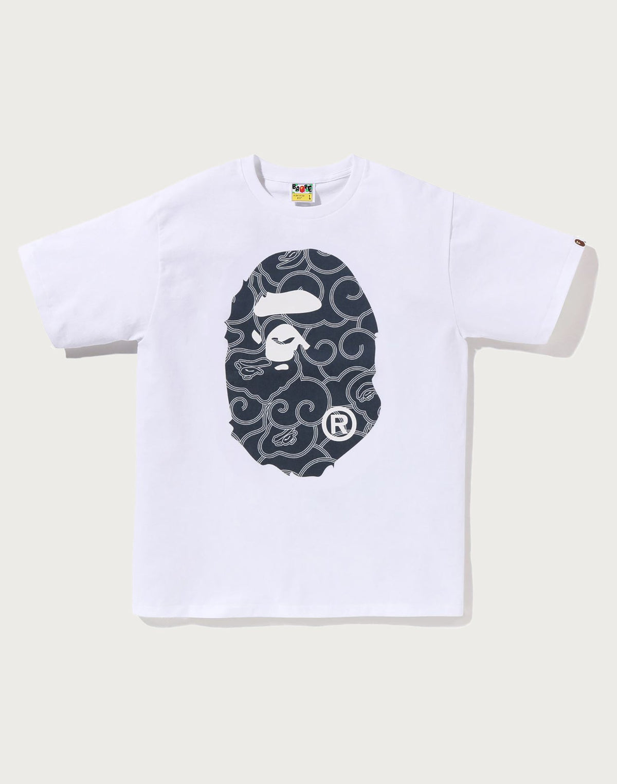 JAPANESE CLOUD CAMO BIG APE HEAD TEE MENS
