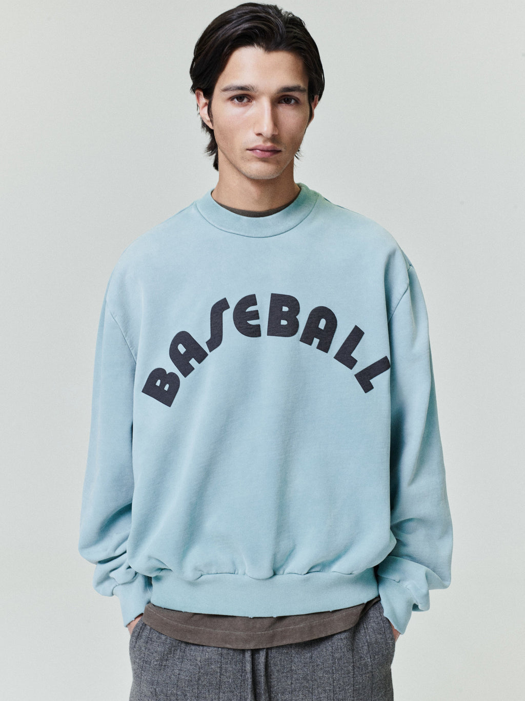 Baseball Classic Half Raglan Sweatshirt