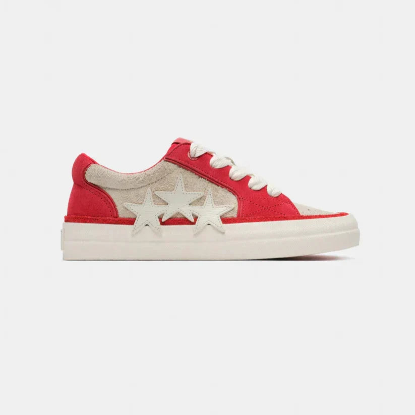 AMIRI Men's Shoes | Red, Black & Apricot