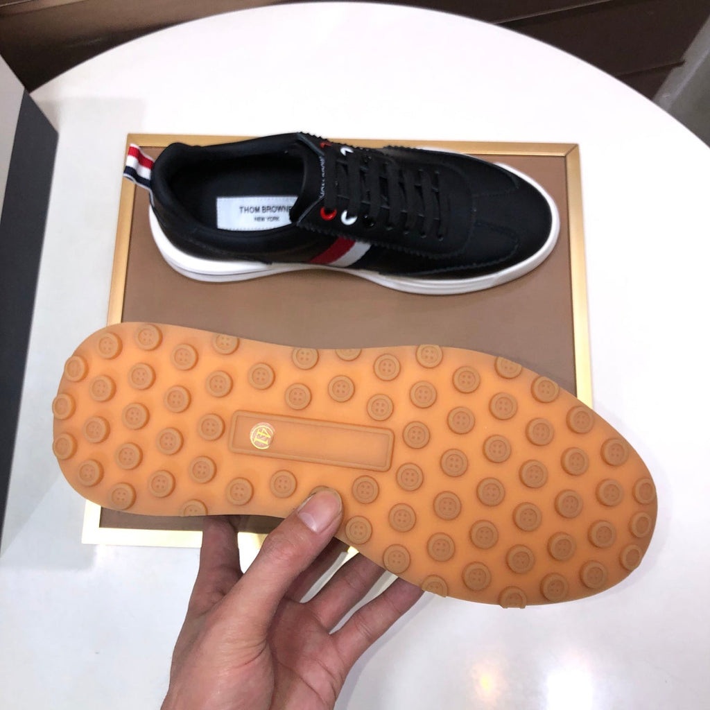 Full-Grain Leather Sneaker V — Perforated Leather Edition