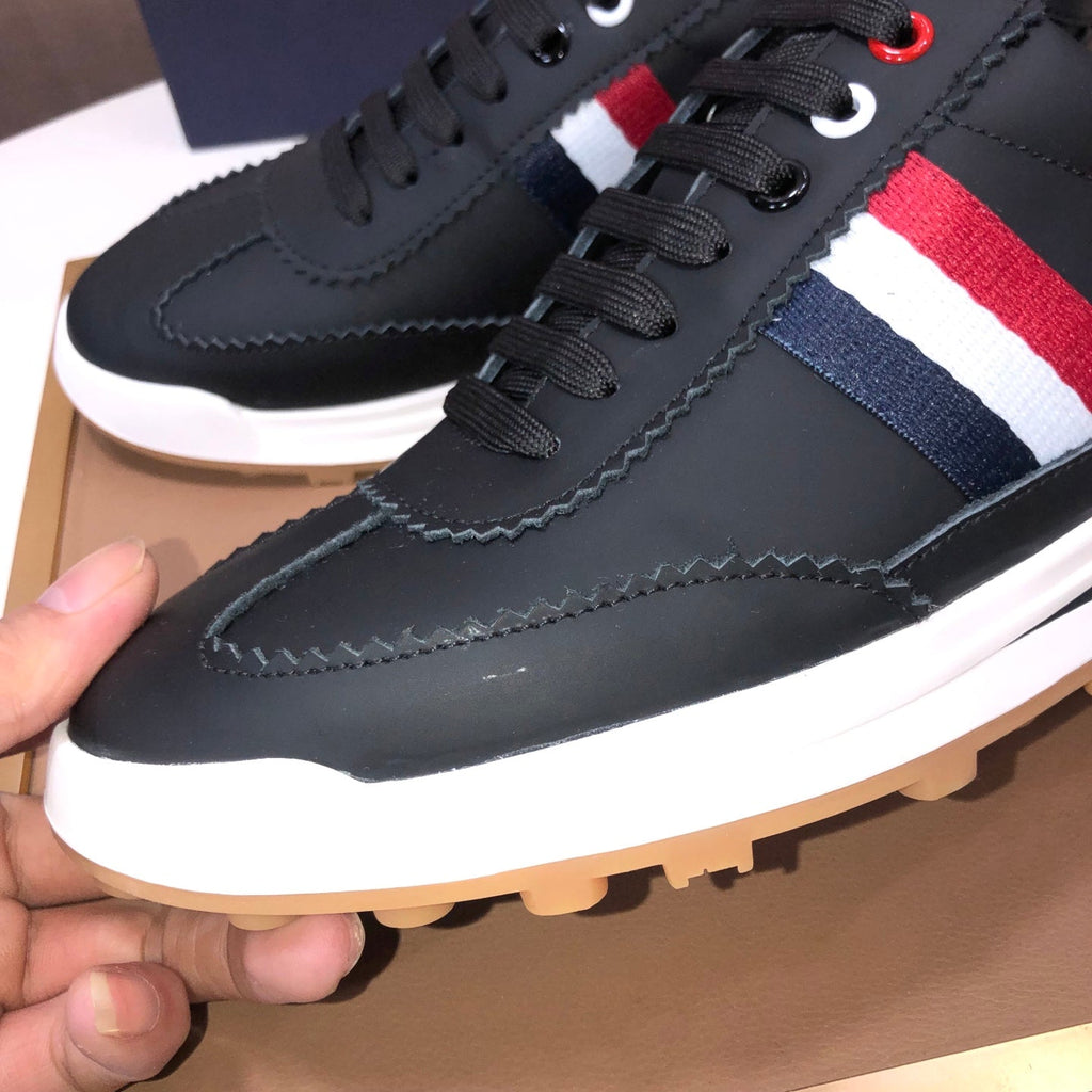 Full-Grain Leather Sneaker V — Perforated Leather Edition
