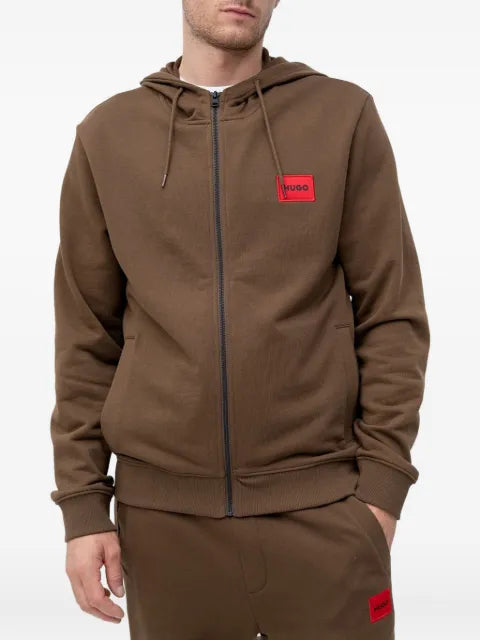 HUGO zip-up hooded jacket