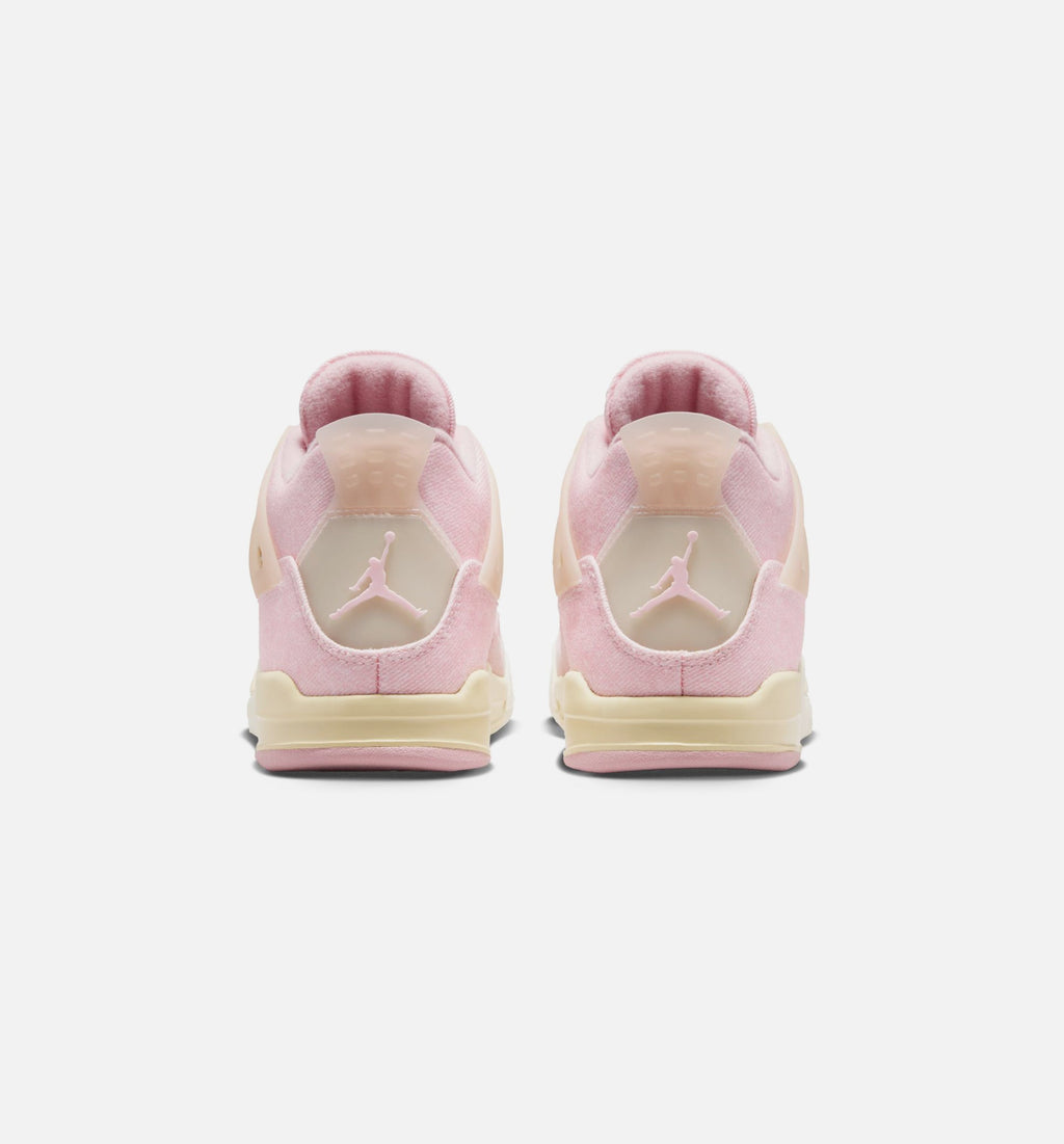 Air Jordan 4 Retro Pink Pearl and Iced Carmine | Preschool Lifestyle Shoe | Pink Pearl/Iced Carmine/Coconut Milk