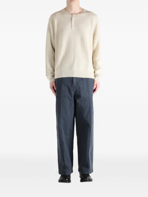The Elder Statesman buttoned knitwear sweater