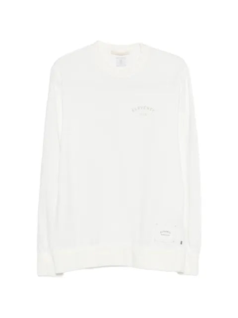 Eleventy logo-detail sweatshirt