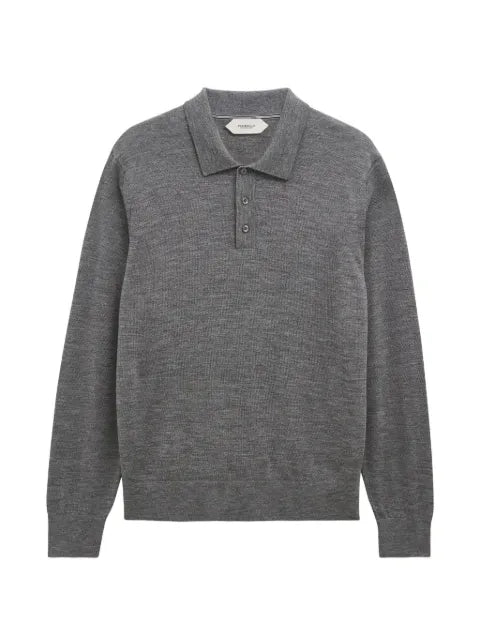 Pringle of Scotland polo-collar merino wool jumper
