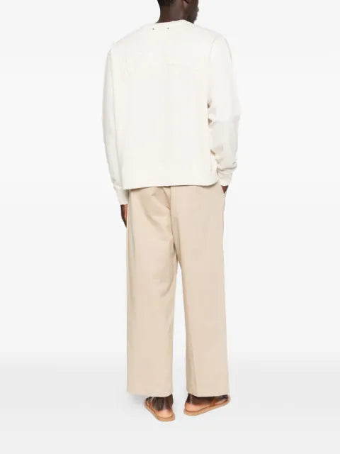 Golden Goose logo-patch cotton sweater