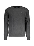 La Martina embroidered-logo crew-neck jumper