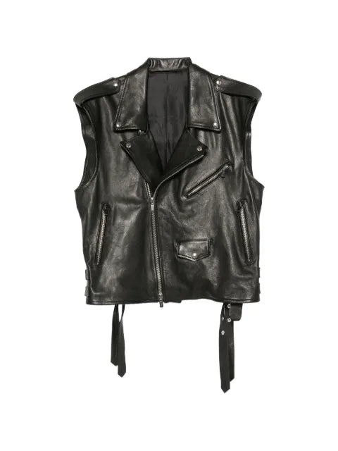Salvatore Santoro biker-style leather jacket
