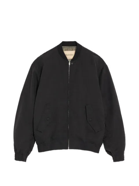 Valentino Garavani elasticated-hem bomber jacket