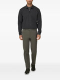 Boggi Milano quarter-zip sweatshirt in WOOLTECH wool blend diagonal