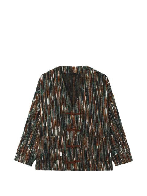 FIVE CM melange-knit cardigan