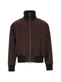 Barena ribbed-trim zip-up jacket