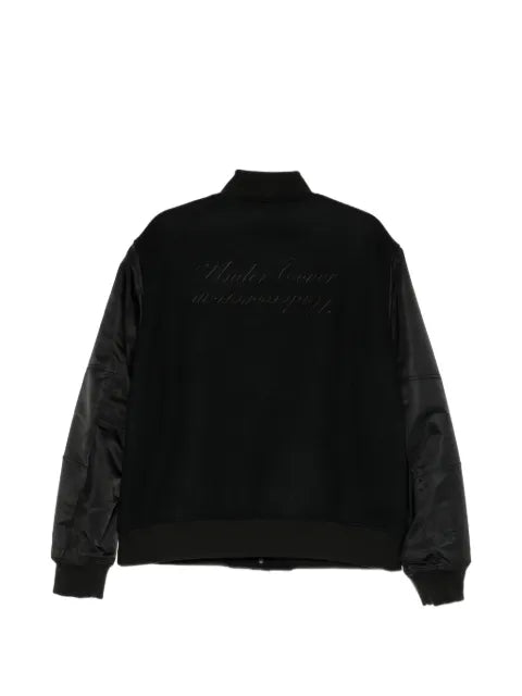 Undercover heart-patch varsity jacket