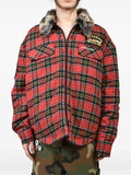 PROTOCOL INDEX plaid-check shirt jacket