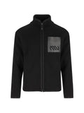 Massimo Osti Studio logo-patch ribbed-knit cardigan