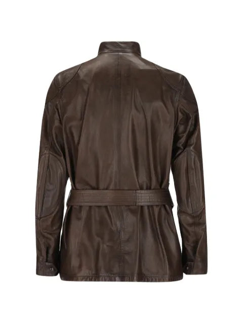 Belstaff Trialmaster belted leather jacket