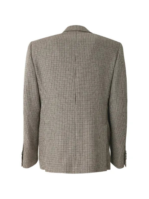 Lardini houndstooth double-breasted blazer