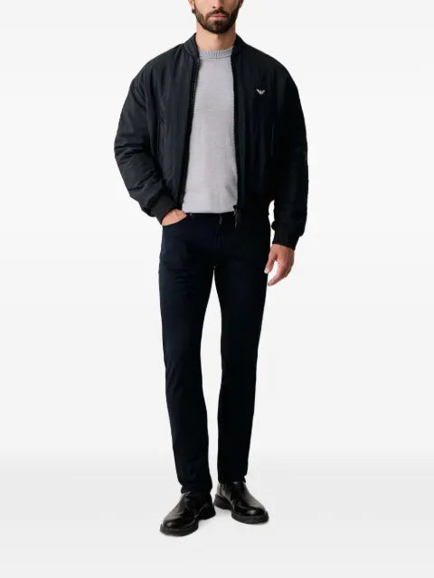 Trussardi embroidered-logo crew-neck sweater