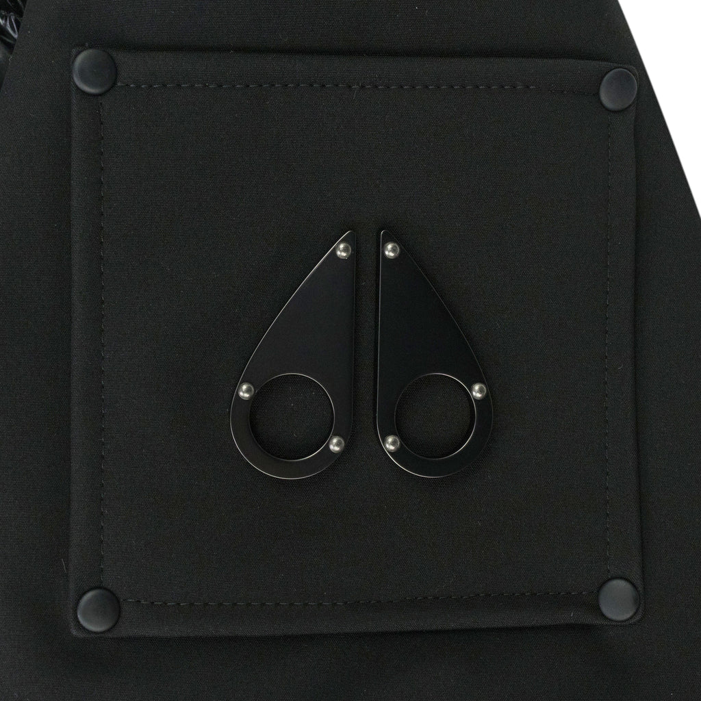 Black / Black Dugald Puffer Coat