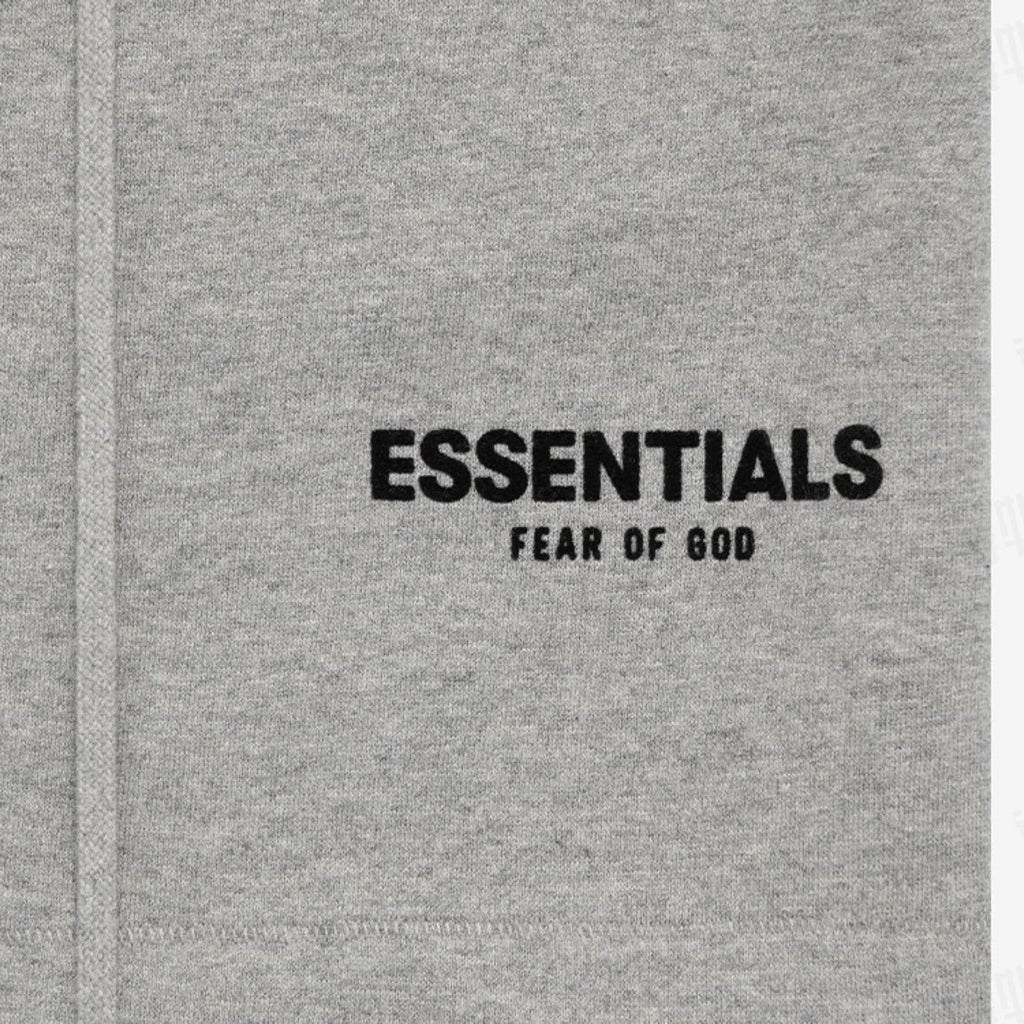 Fear of God Essentials Flocked Letter Fleece-Lined Drawstring Shorts