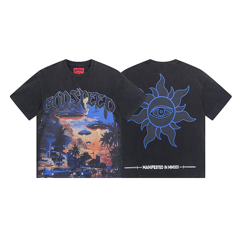 Godspeed UFO Eye-Sun Graphic T-Shirt