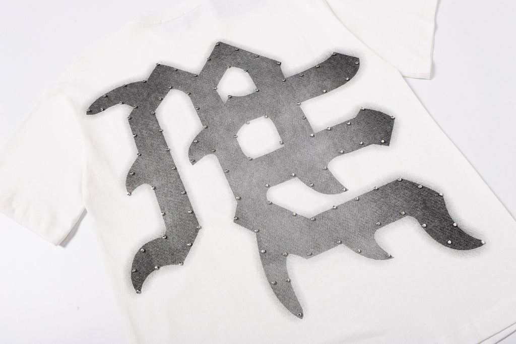 MIXED EMOTION Front Text & Back Logo T-Shirt