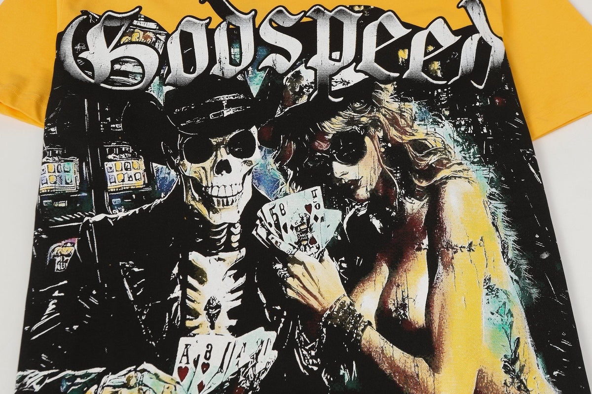 Godspeed Casino Skull Graphic T-Shirt