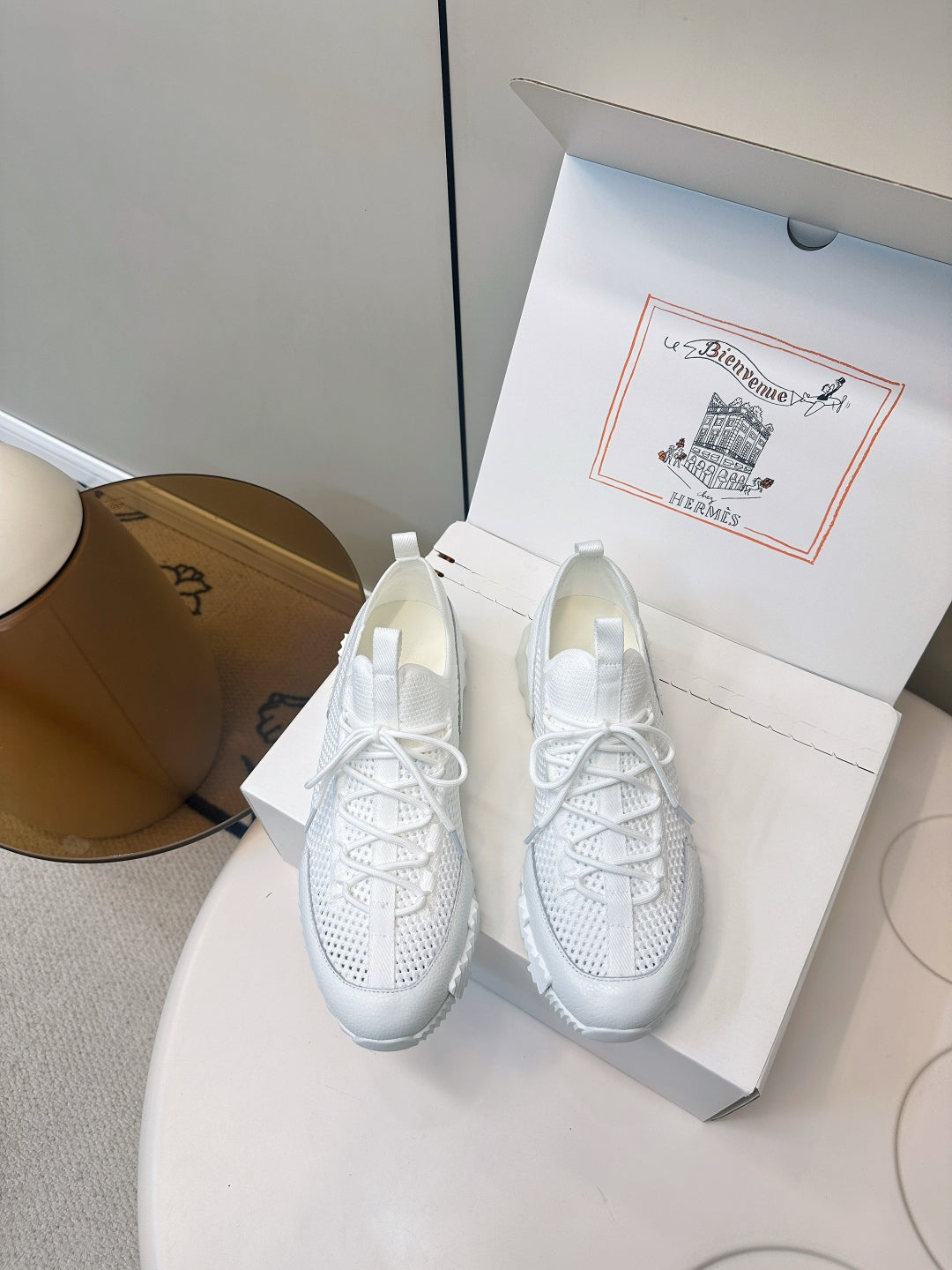 Hermes Classic Couple's Casual Sneakers