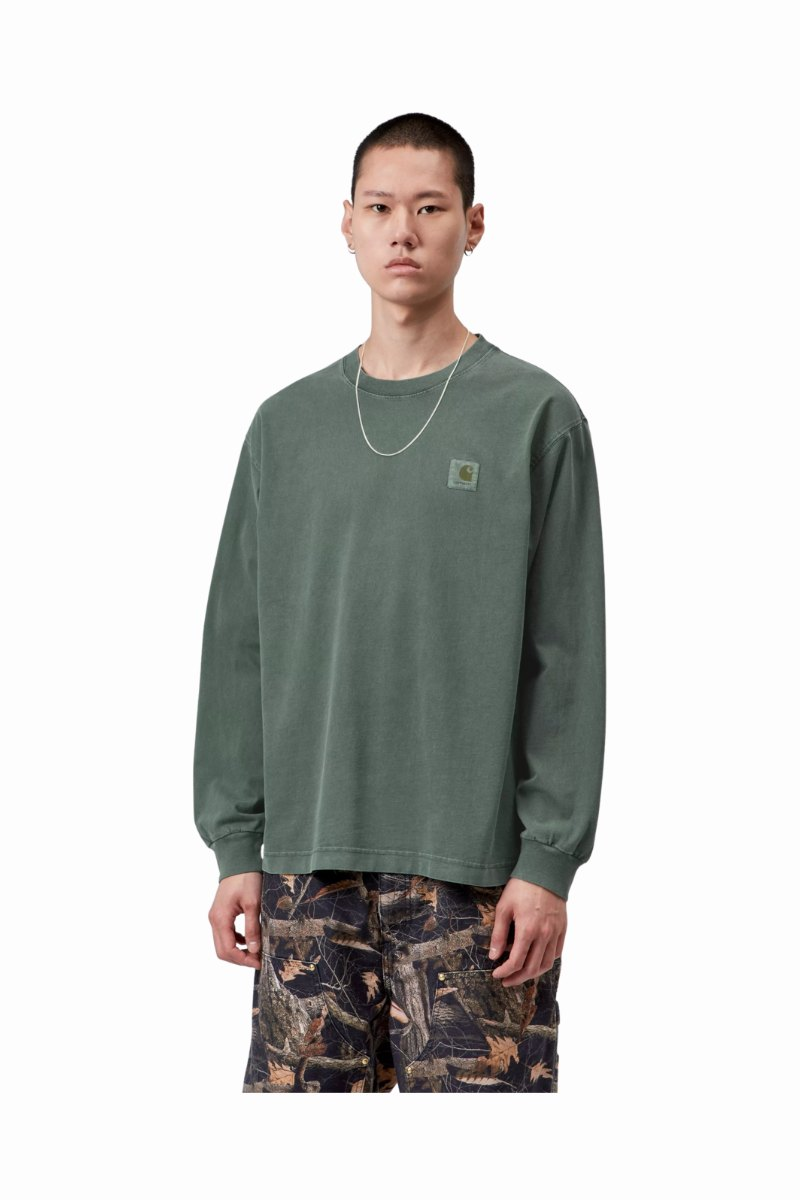 CARHARTT WIP L/S VISTA T-SHIRT Dark Scarab