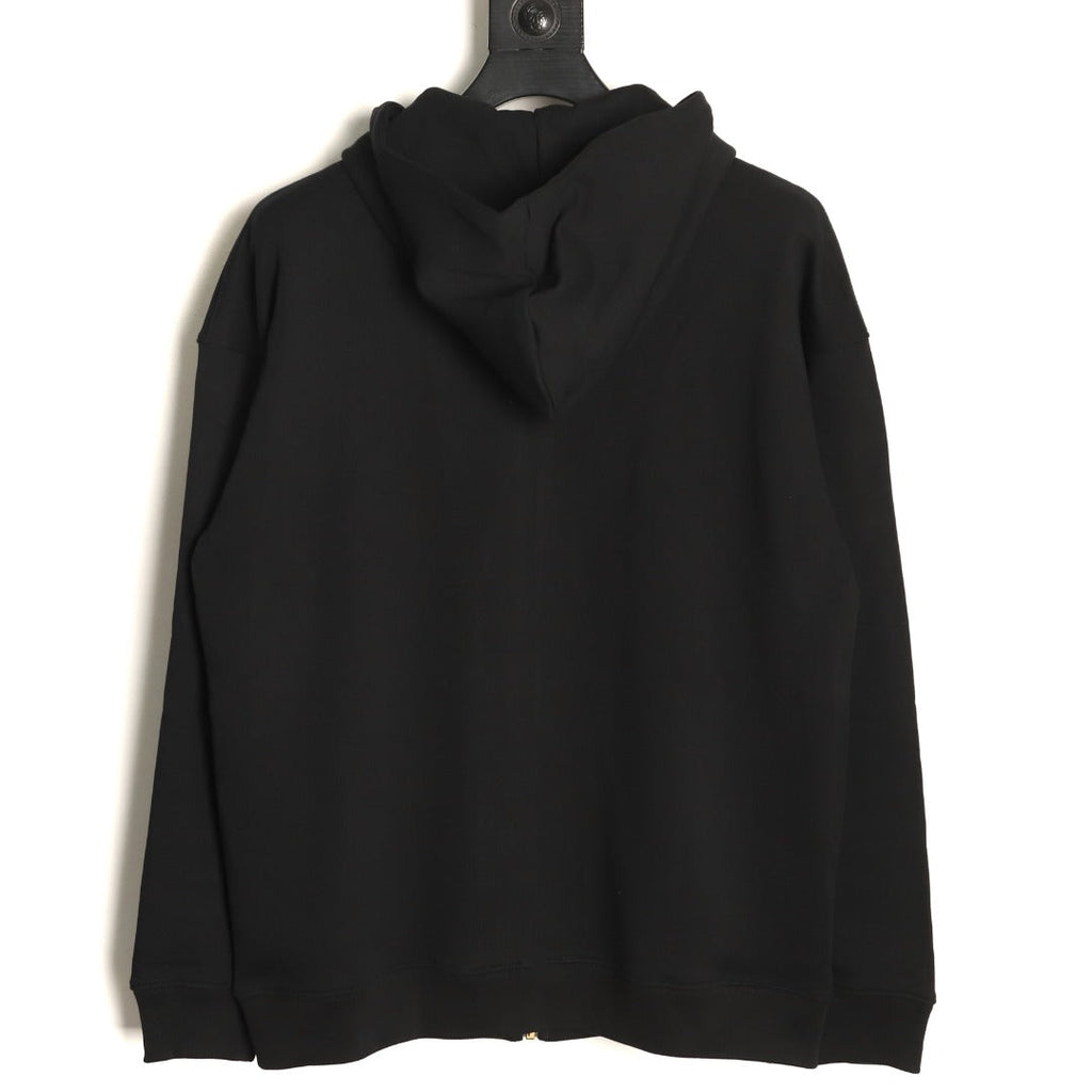 Louis Vuitton Sketch-Style Monogram Zip Hoodie - Black