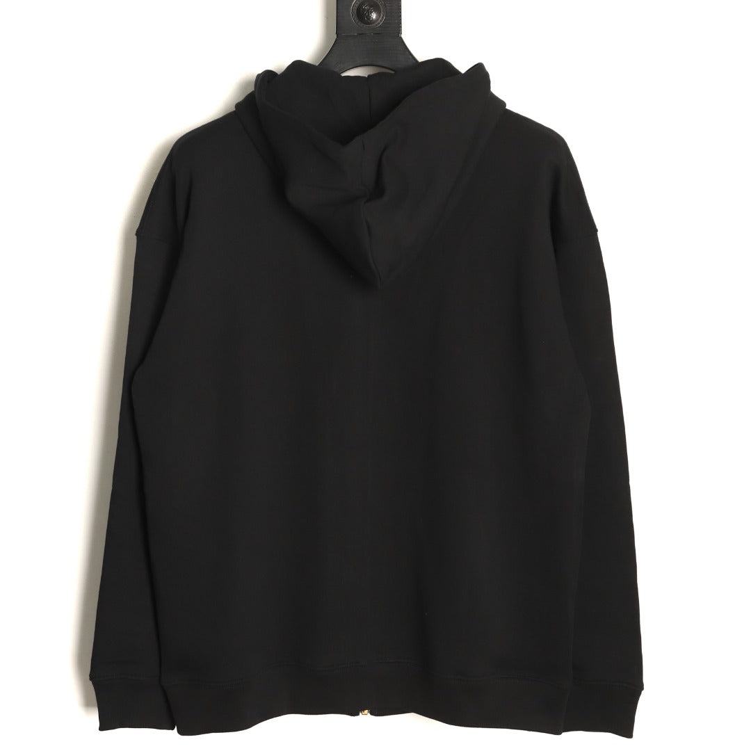 Louis Vuitton Sketch-Style Monogram Zip Hoodie - Black